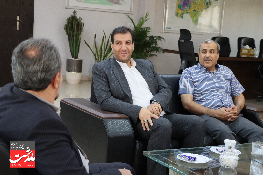دیدار رئیس و دبیر انجمن دارت استان البرز با شهردار ماهدشت